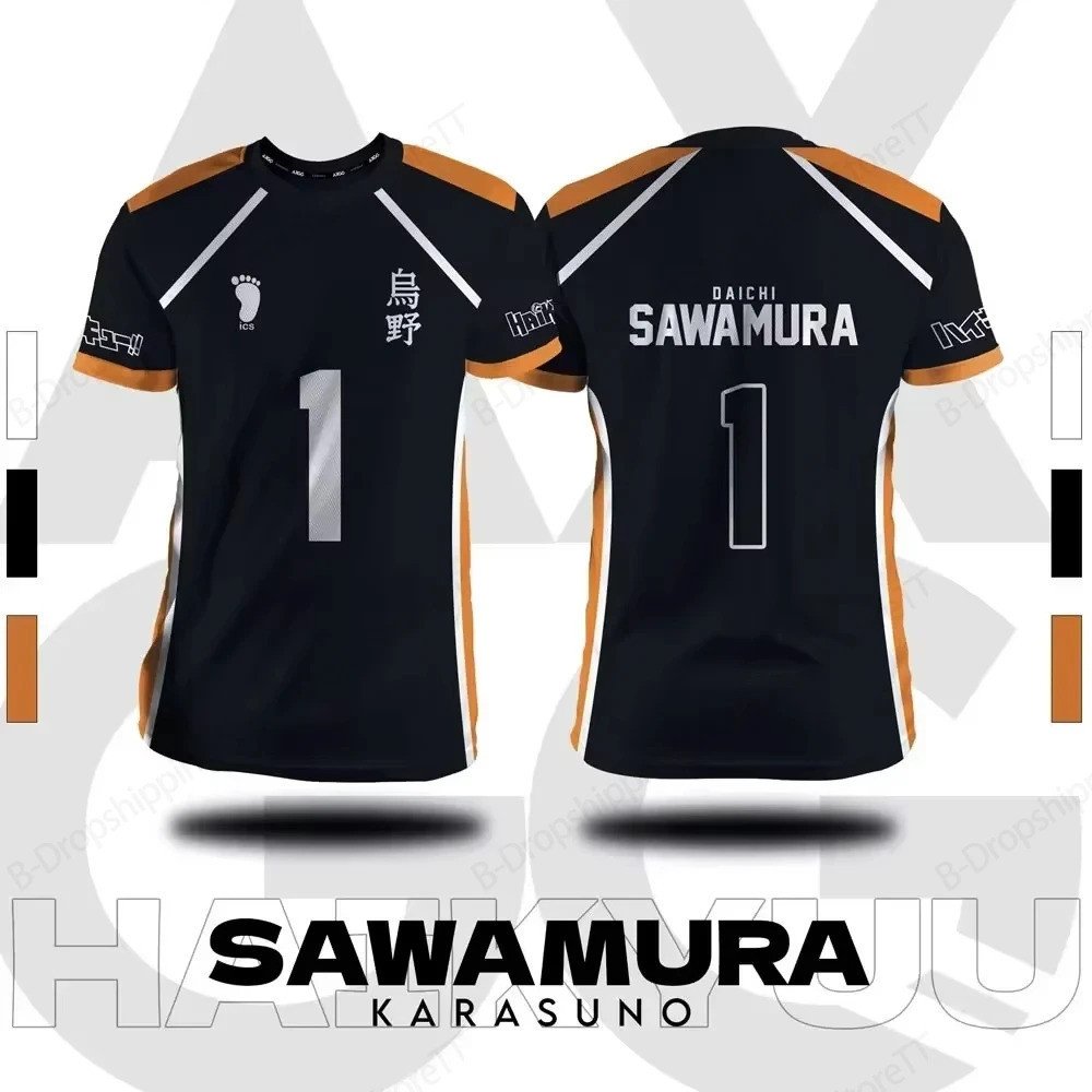 ไฮคิว!! Hinata 3D Tee - Vibrant Anime Top