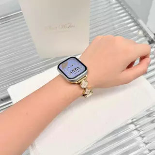 สายนาฬิกา สายหนัง บางเฉียบและหรูหรา ดีไซน์สวยอะไหล่หลุย สำหรับ AppleWatch SmartWatch มีหลายสี/ขนาด พร้อมส่งในไทย