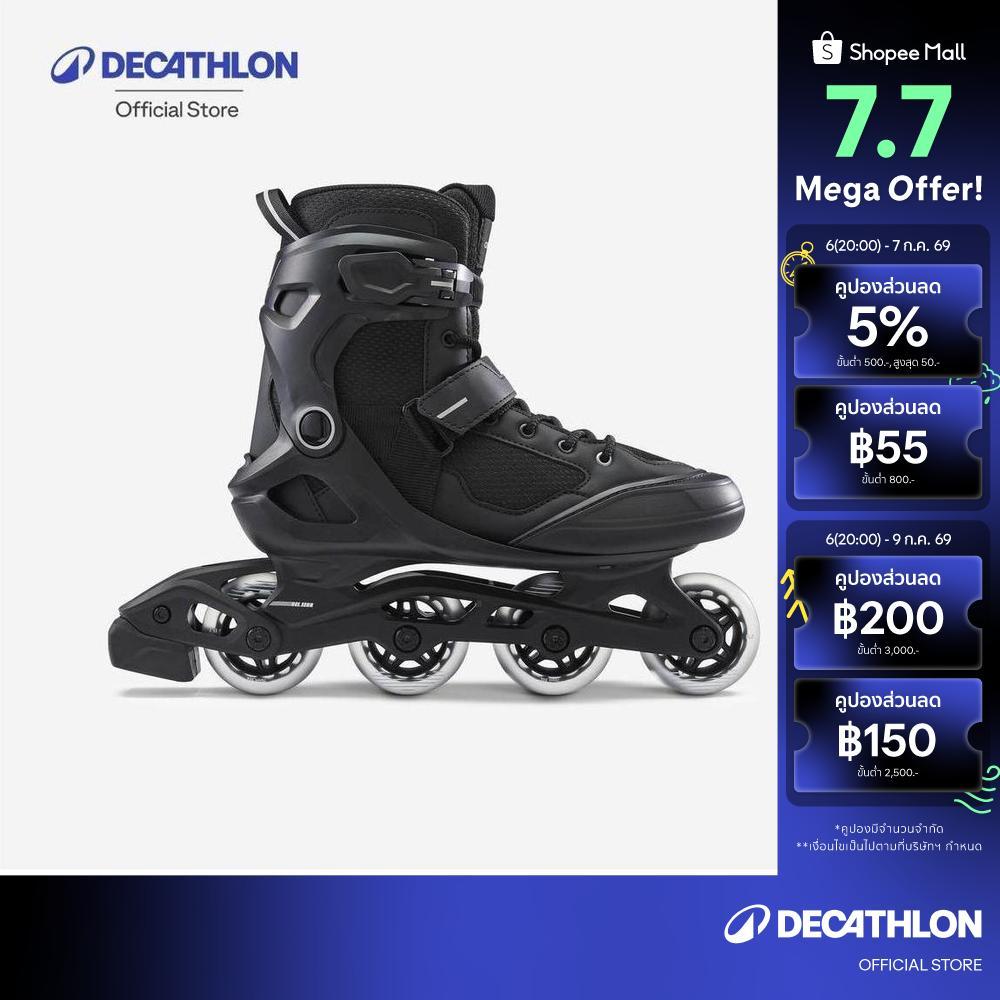 Decathlon Adult Inline Skates รองเท้าอินไลน์สเก็ตผู้ชาย รุ่น Fit100 - Black