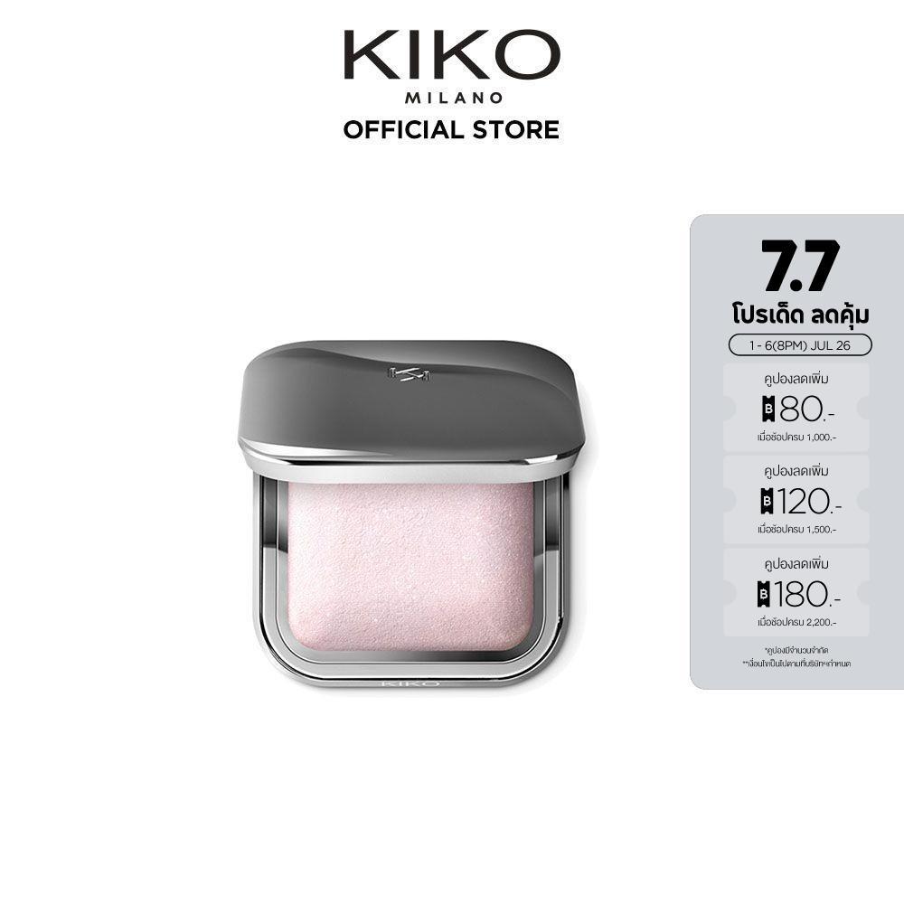 KIKO MILANO Glitter Baked Highlighter กลิตเตอร์ เบคท์ ไฮไลท์เตอร์ (ไฮไลท์, ไฮไลท์หน้าฉ่ำวาว, ไฮไลท์หน้าเงา)