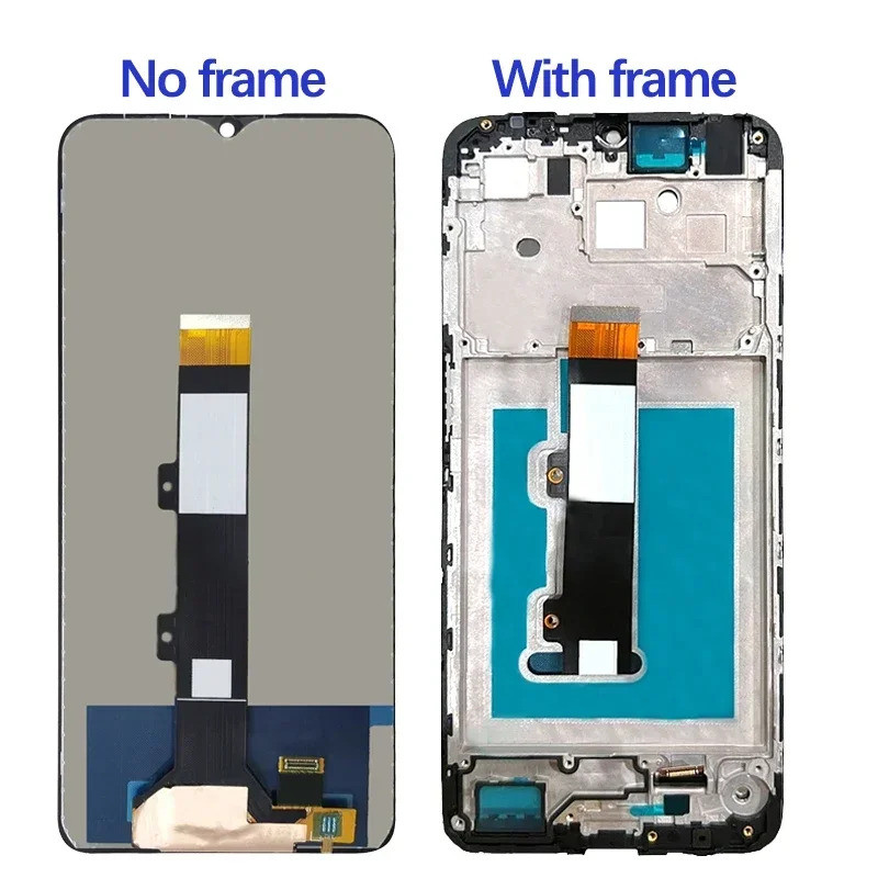 6.5 "OEM LCD สําหรับ Motorola Moto E22 E22i จอแสดงผล Touch Screen Digitizer เปลี่ยนกรอบสําหรับ Motor