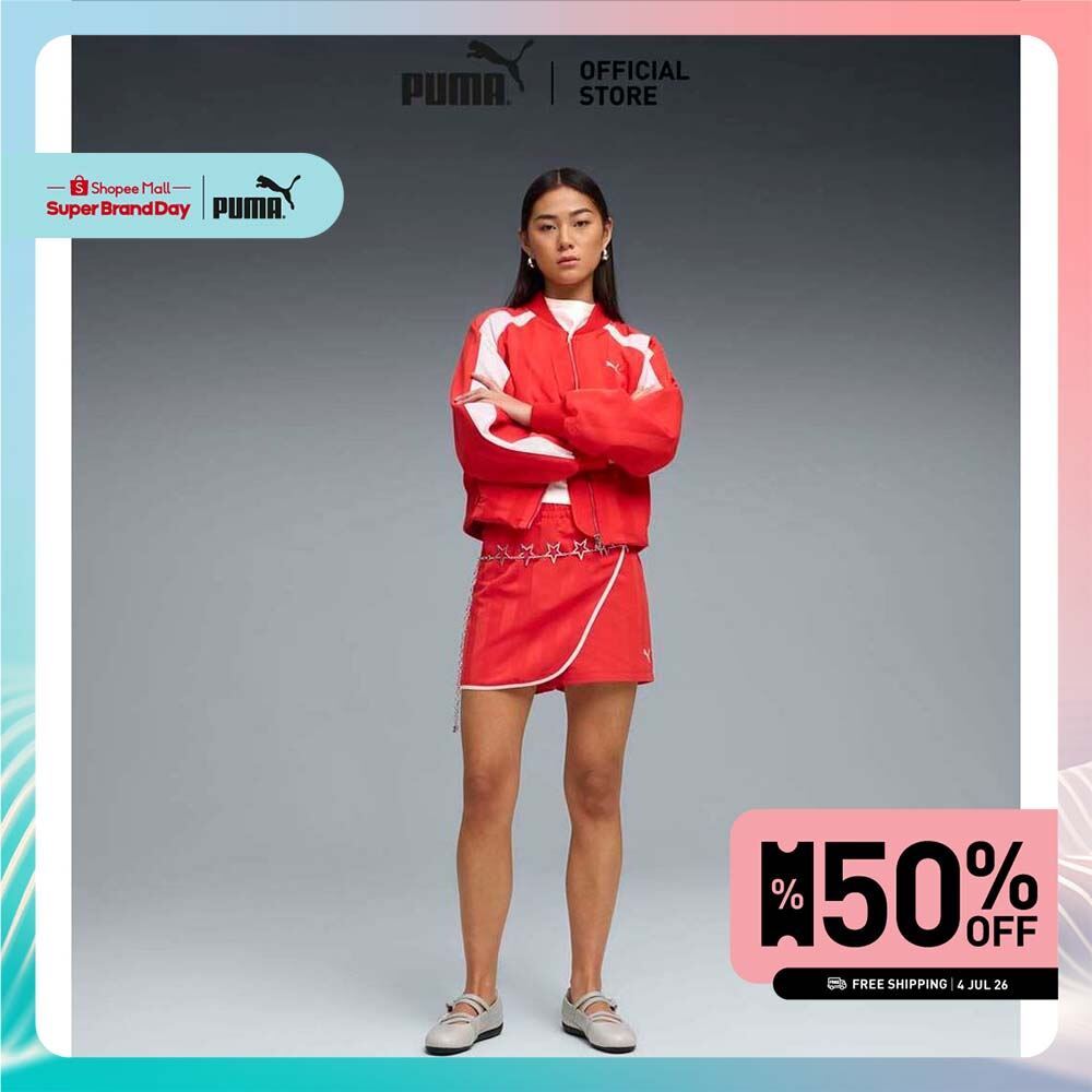 PUMA Prime/Select กางเกงกระโปรง FUTURE.PUMA.ARCHIVE สำหรับผู้หญิง สีแดง - 63459411