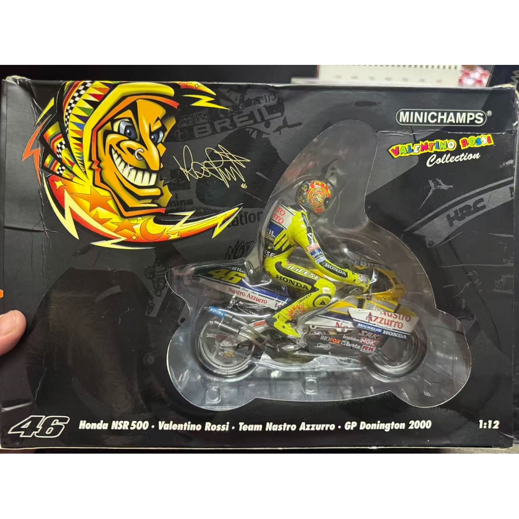 1/12 Minichamps Honda NSR500, Rossi 200 (หากมีคําถามไหนกรุณาสัมผัสฟรีฝ่ายบริการลูกค้าออนไลน์)