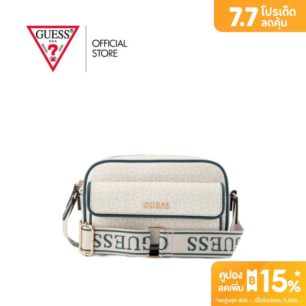 GUESS กระเป๋า รุ่น SG172770 ERIN MINI CROSSBODY TOP ZIP สีขาว