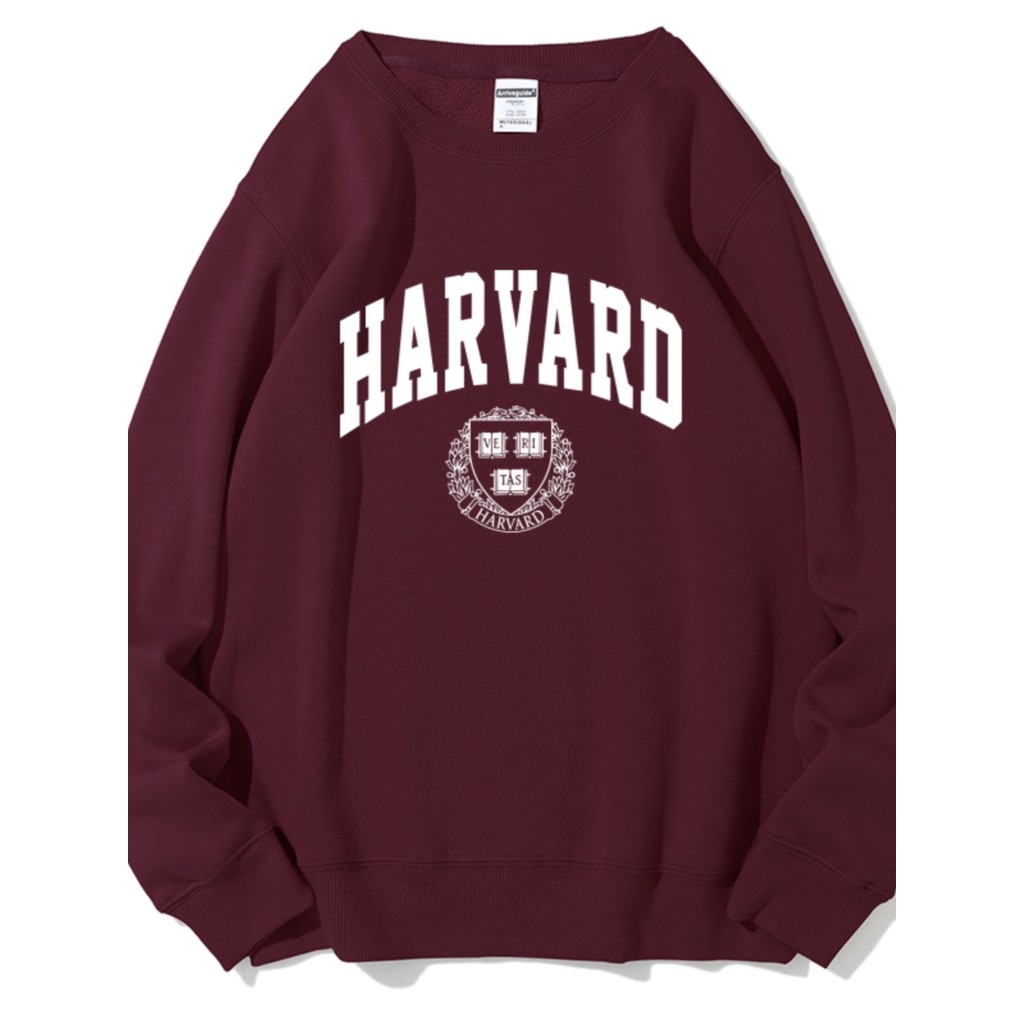 Harvard University Harvard University Harvard University Round Neck Sweatshirt เสื้อแจ็คเก็ตที่ระลึก