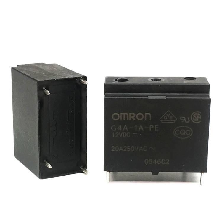 G4a-1a-1a-pe-12v 24VDC Hill รีเลย์เครื่องปรับอากาศ 4 ขาปกติเปิดประเภท G4A-1A-E-12V 24VDC