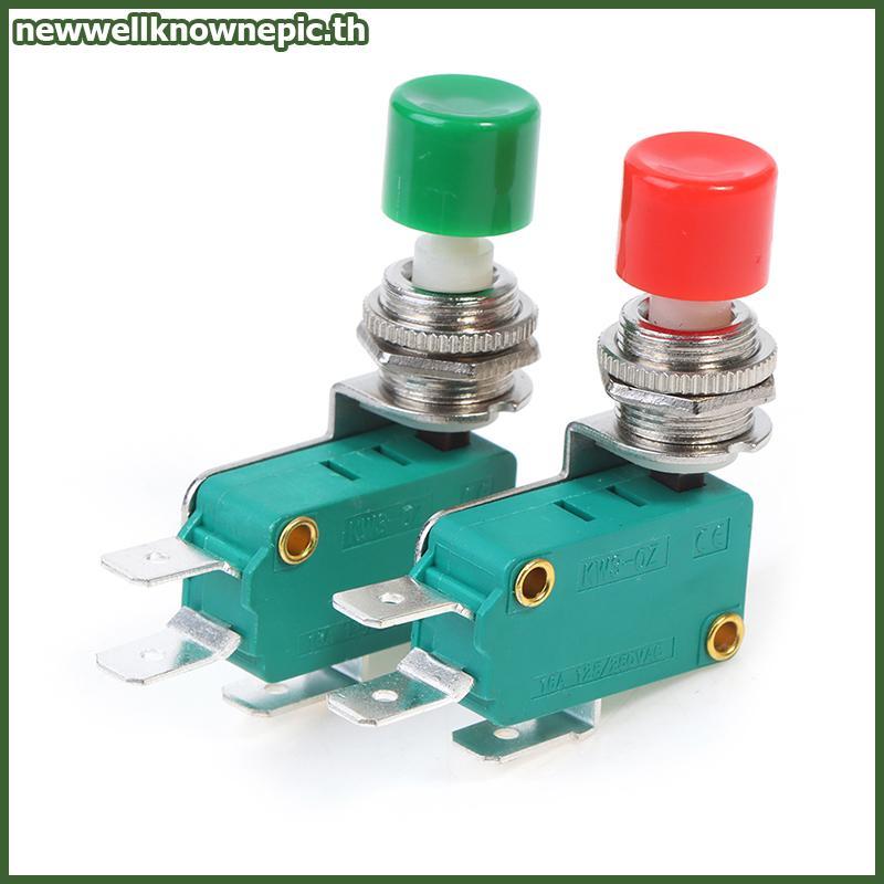 Newwellknownepic DS-438 Momentary Red/Green Push button Actuator Micro Limit Switch push button TH