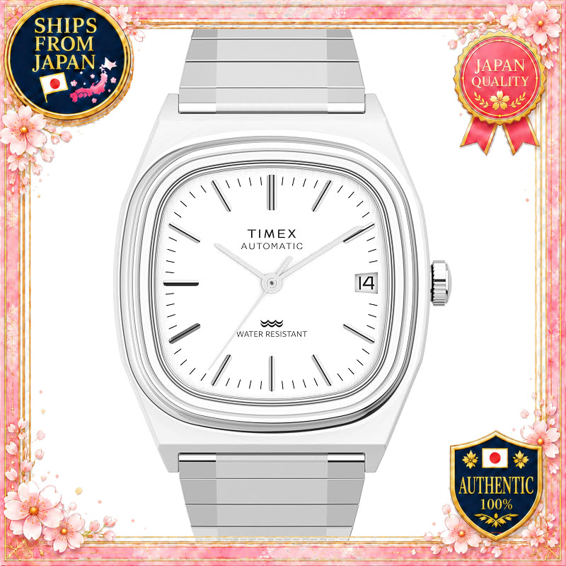 TIMEX Q TIMEX Watch TW2W70800 Automatic 5ATM Plastic White Dial Unisex
