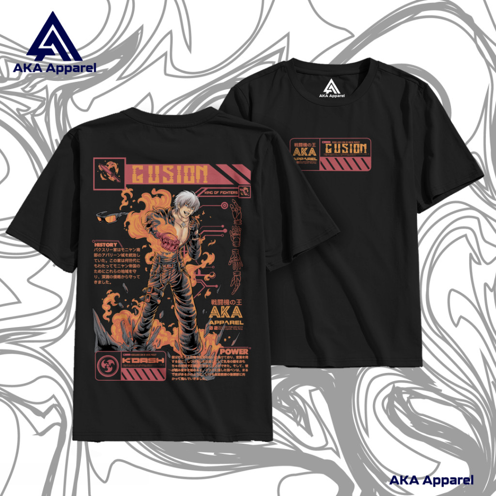 เสื้อยืดอาก้า Mlbb Gusion Kof