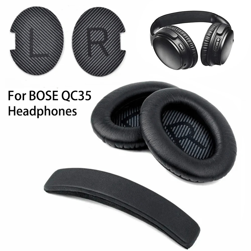 ฝาครอบถ้วยหูแบบถอดเปลี่ยนได้สําหรับ Bose QuietComfort QC 2, 15, 25, 35 QC2, QC15, QC25, QC35