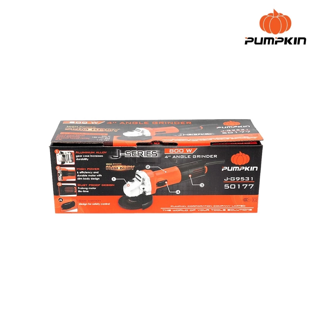 เครื่องเจียร์ไฟฟ้า PUMPKIN 4 นิ้ว รุ่น J-G9531 800 วัตต์ thumbnail 7