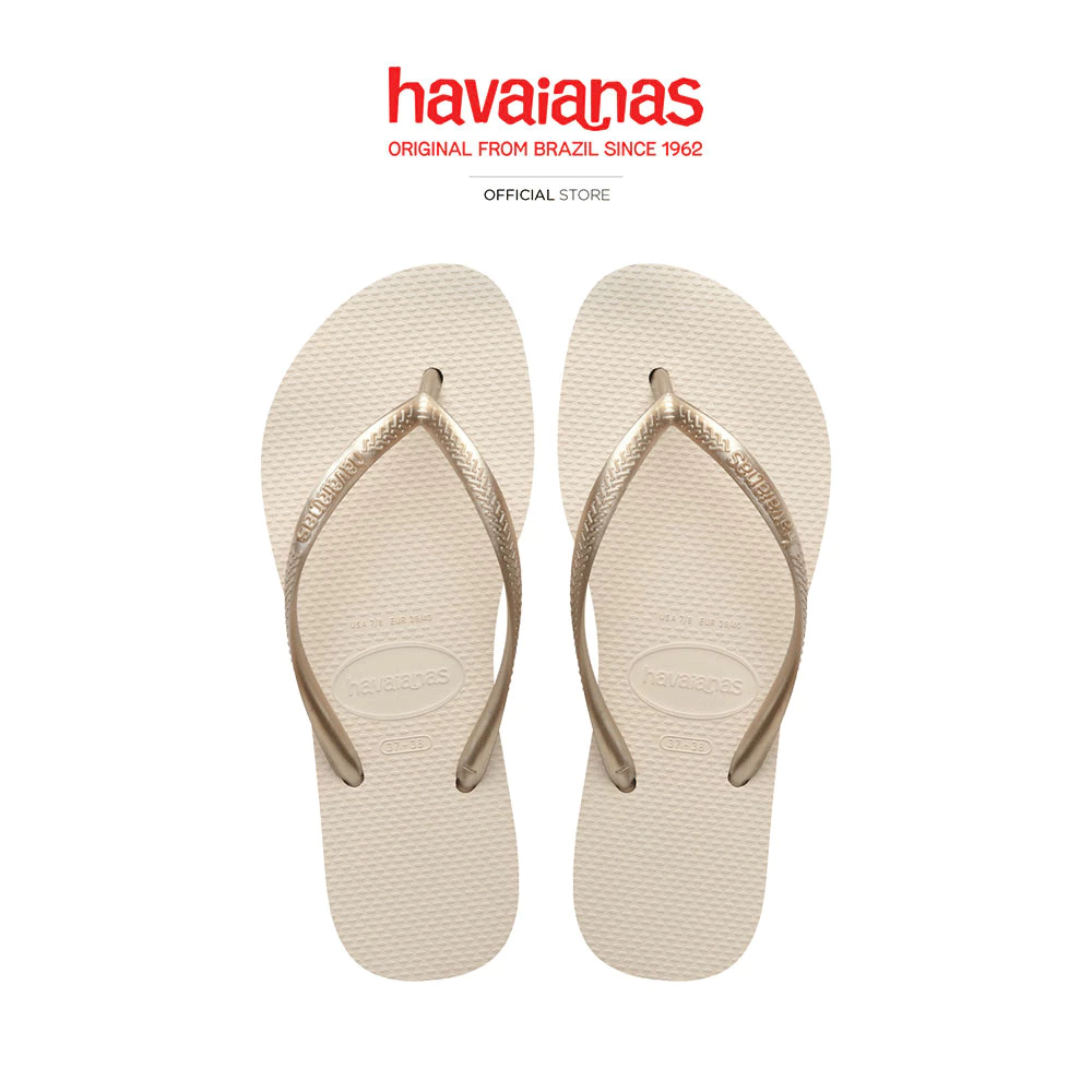 HAVAIANAS รองเท้าแตะ Slim Flatform Flip Flops BEIGE 41445370121F_H4CMXX