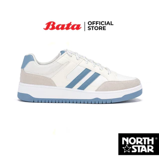 Bata บาจา North Star รองเท้าผ้าใบสนีคเกอร์แบบผูกเชือก สำหรับผู้ชาย รุ่น MAISY สีกรมท่า 8209093 สีขาว 8201093
