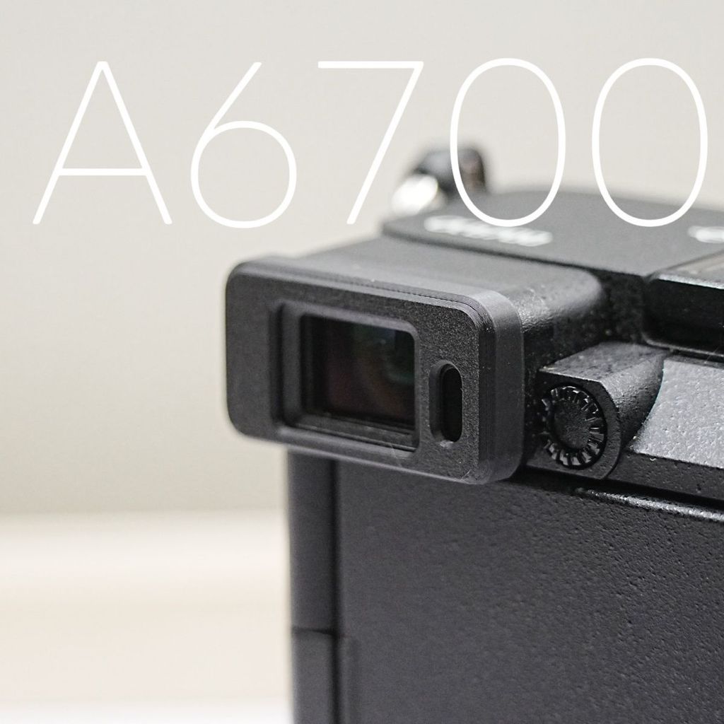 Sony a6700 ช่องมองภาพ Eye Mask Protective Case Glass-Free Non-Original พร้อมหัวเข็มขัด