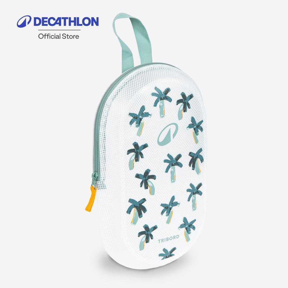 Decathlon Waterproof Swimming Pouch 6L Transparent ถุงเก็บของว่ายน้ำขนาด 6 ลิตร (แบบใส) - Green