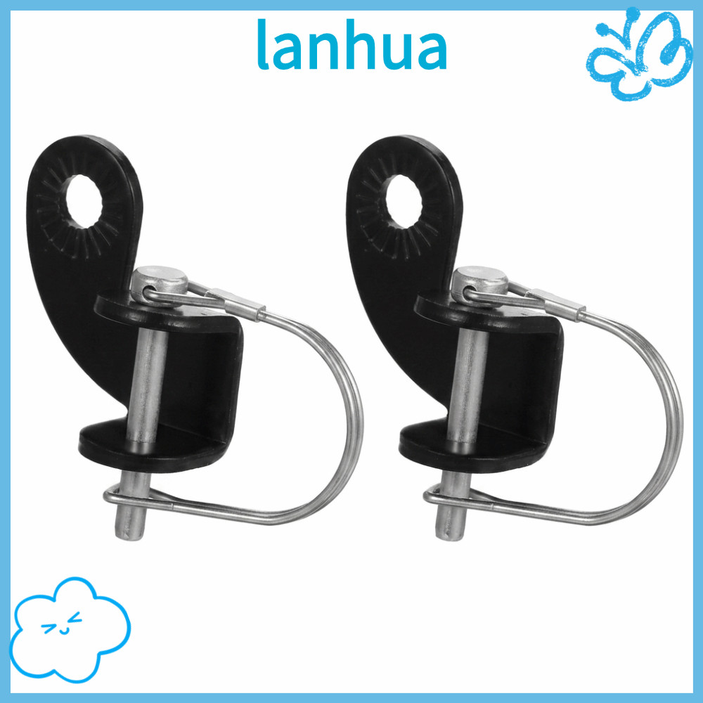 LANHUA 2pcs Trailer Hitch Coupler, 12.2 มม.เส้นผ่านศูนย์กลาง Hitch Coupler Connector จักรยาน Trailer