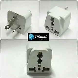 Toshino ปลั๊กแปลงขา ใช้ในประเทศออสเตรเลีย จีน อาร์เจนติน่า ปลั๊ก UNIVERSAL รุ่น PS-18AU