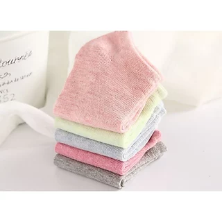 ถุงเท้าข้อสั้น หลากสี 10สีให้เลือก ถุงเท้าแฟชั่น NO.15