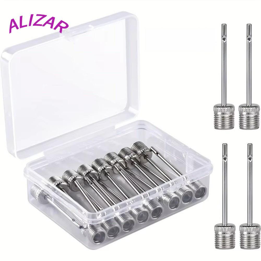 ALIZAR 5/20/30 ชิ้นปั๊มลม Inflatable Ball เข็ม,หัวฉีด Adaptors ปั๊ม Pin, พร้อมรู Adaptor Multi-Function Sport Ball Inflatting ปั๊มเข็ม