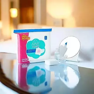 Aime Premium Facial Cotton 130g **Saving Pack รุ่นประหยัดด้วยปริมาณ 130กรัม