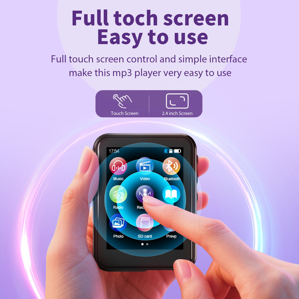 Mp4 Bluetooth p3p4mp7 นักเรียนมัธยมปลายอ่าน mp5 Walkman mp3 นวนิยาย E-Book เฉพาะฟังเพลงรุ่น [Y]