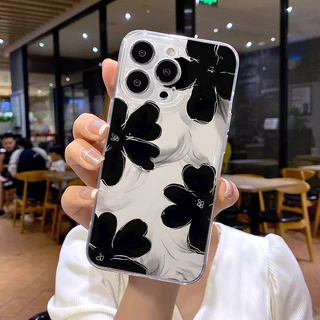 🌼KingMall🌼 เคสมือถือใสลายหวานอวกาศกันรอยสไตล์เกาหลี เหมาะสำหรับ samsung A15 A14 A13 A05 A23 A16 A06 รุ่นใหม่ที่สวยงาม