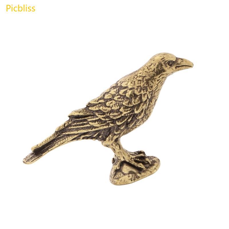 Picbliss รูปปั้นสัตว์ Ravens Figurines Ravens วัตถุตกแต่งสําหรับ Offfice Home Decors