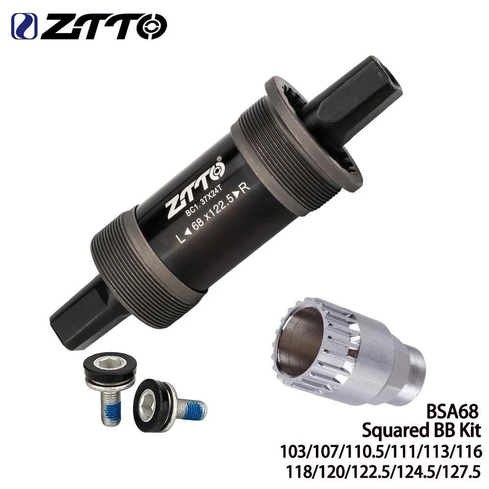 ZX ZTTO Bicycle Square Tapered Threaded Bottom Bracket BSA 68 BB Tool Kit ISIS BB Remove Tool For Sq