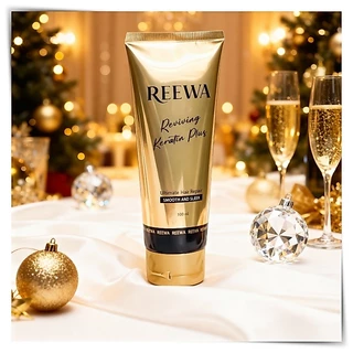 REEWA เคราตินสด กล่องดำ | ฟื้นผมเสียหนัก ผมช็อต ผมแห้งเสีย ให้กลับมานุ่มลื่นเหมือนทำซาลอน 100g