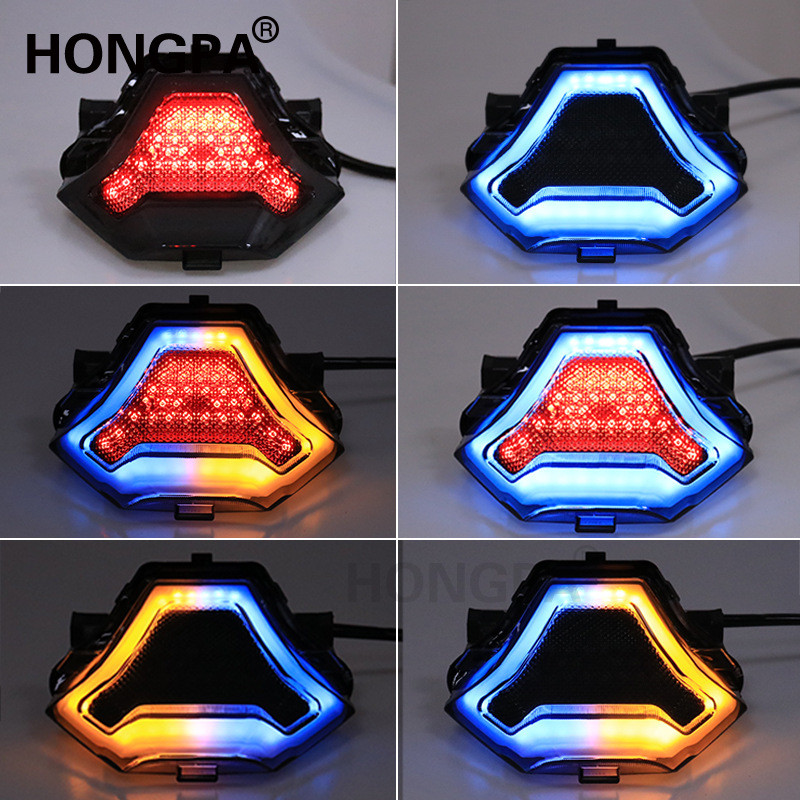 led Explosive r3Exported motorcycle tail light modification mt07Applicable y15r25Brake light3zmt03Ya
