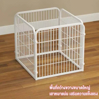 WinHi กรงสุนัขใหญ่ ที่ใหญ่พิเศษ คอกสุนัข พับได้อิสระ คอกสุนัข ท่อเหล็กพับได้หนา