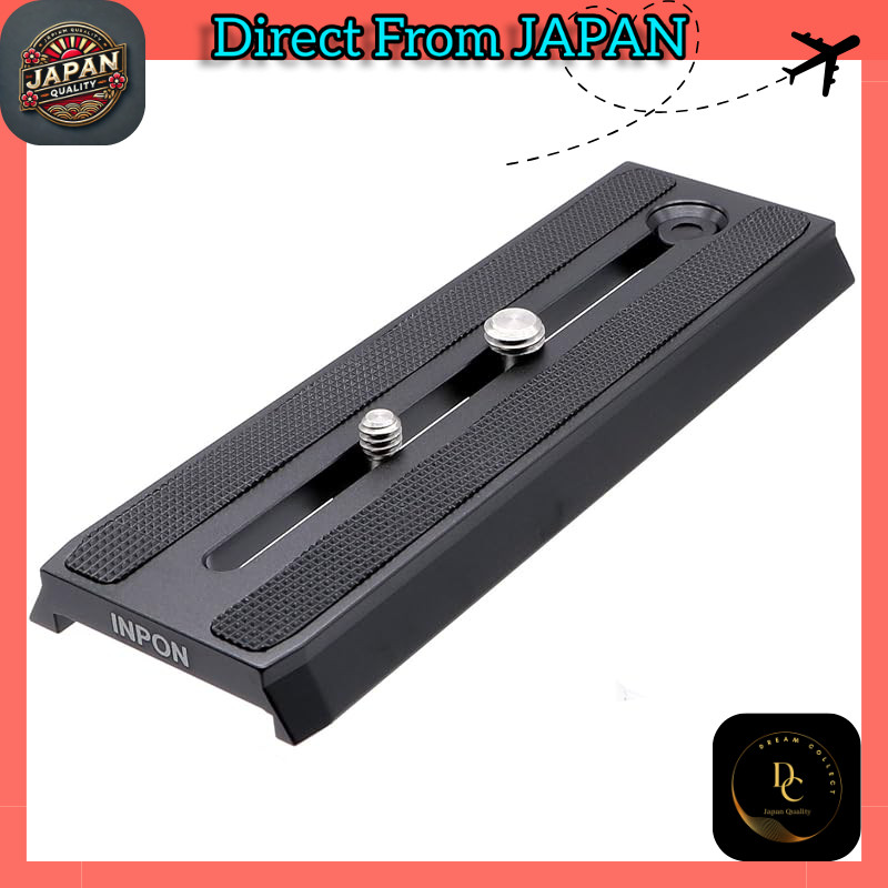 INPON Quick Release Plate — Compatible replacement for 501P Long; includes 1/4" and 3/8" screws; fit