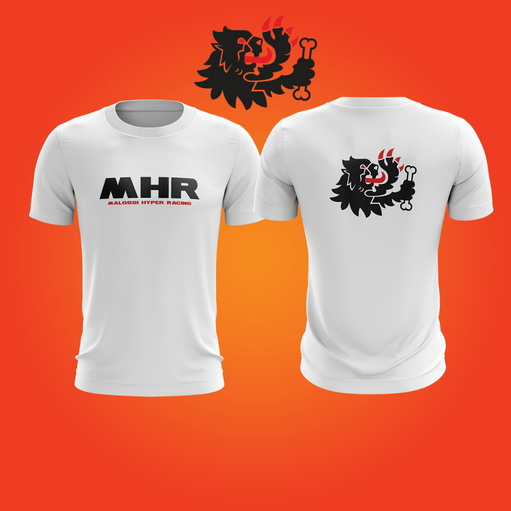 Malossi Hyper Racing Mhr สกู๊ตเตอร์ Vespa Classic Performance Sogt Handfeel พิมพ์บนผ้าฝ้าย Tshirt สิ