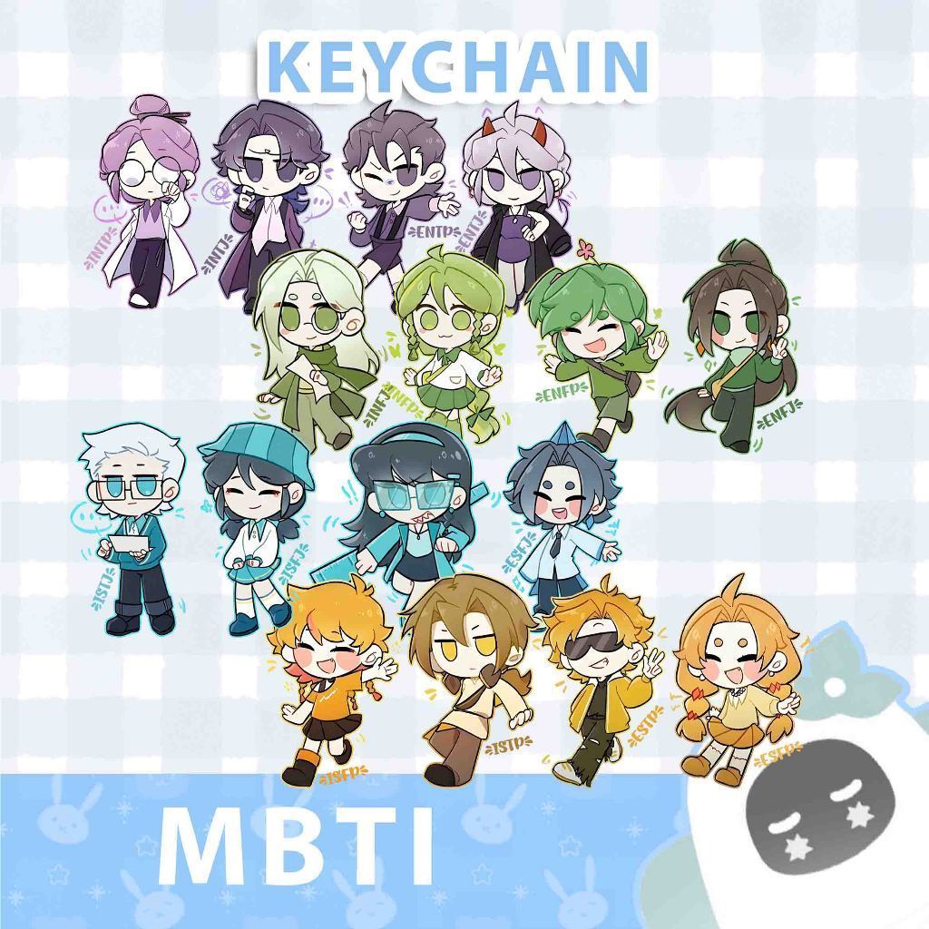 Gantungan Kunci Akrilk / พวงกุญแจ MBTI Karakter MARY DECOR SHOP
