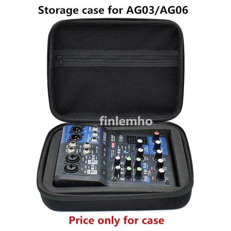 1PC สําหรับ Mixer Yamaha AG03 AG06 MG06 แบบพกพา Hard Shell Cover พร้อม EVA ป้องกัน Y