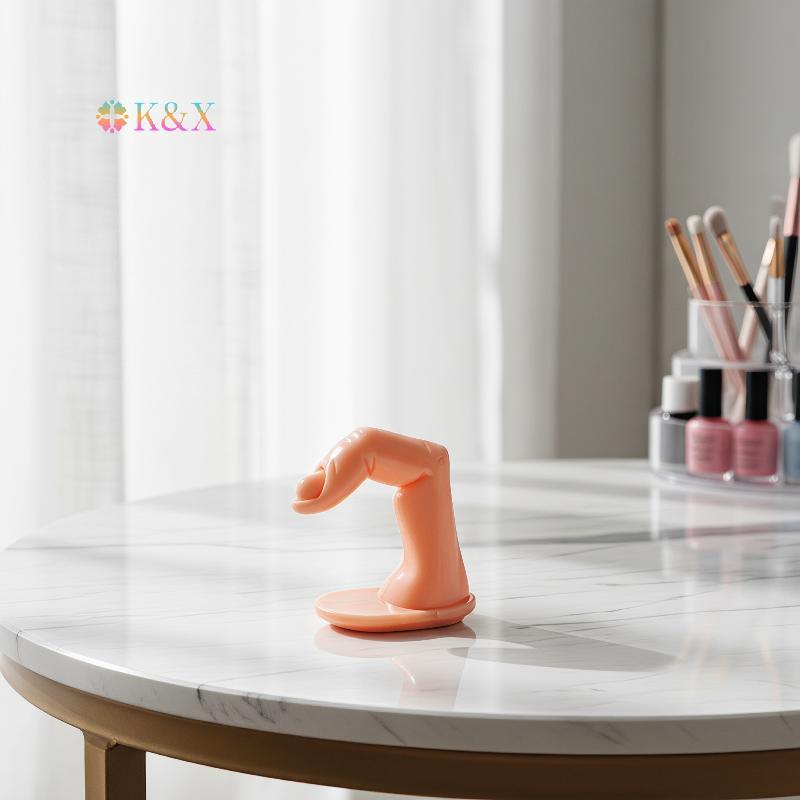 [K&X] 5 ชิ้น Bionic Practice Fingers สําหรับเล็บเจลอะคริลิคแบบใช้ซ้ําได้สําหรับร้านเสริมสวยเริ่มต้นใ