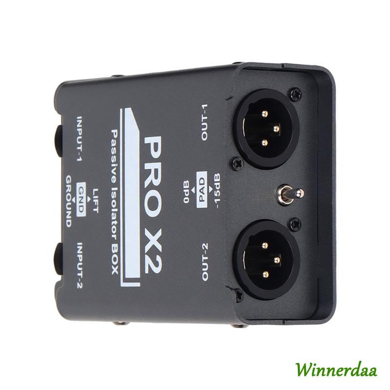 WIN X2 2CH Auditory Isolator Box การควบคุมเสียงช่วยขจัดเสียงรบกวนในรถยนต์