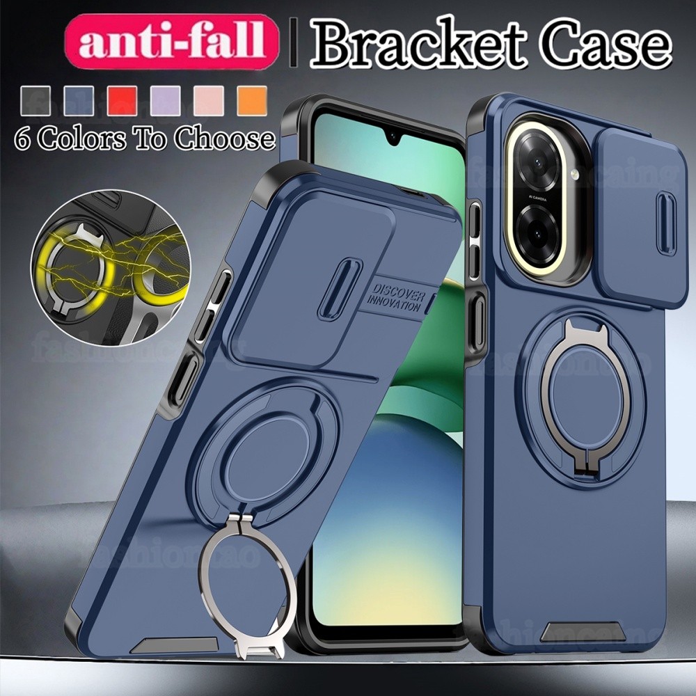 ปลอกสําหรับRedmi A7 A 7 Pro A7Pro RedmiA7 Pro RedmiA7Pro 4G 5G 2026 แหวนโลหะวงเล็บStentเกราะเคสโทรศัพท์Pushกล้องกันกระแทกฮาร์ดปกหลัง