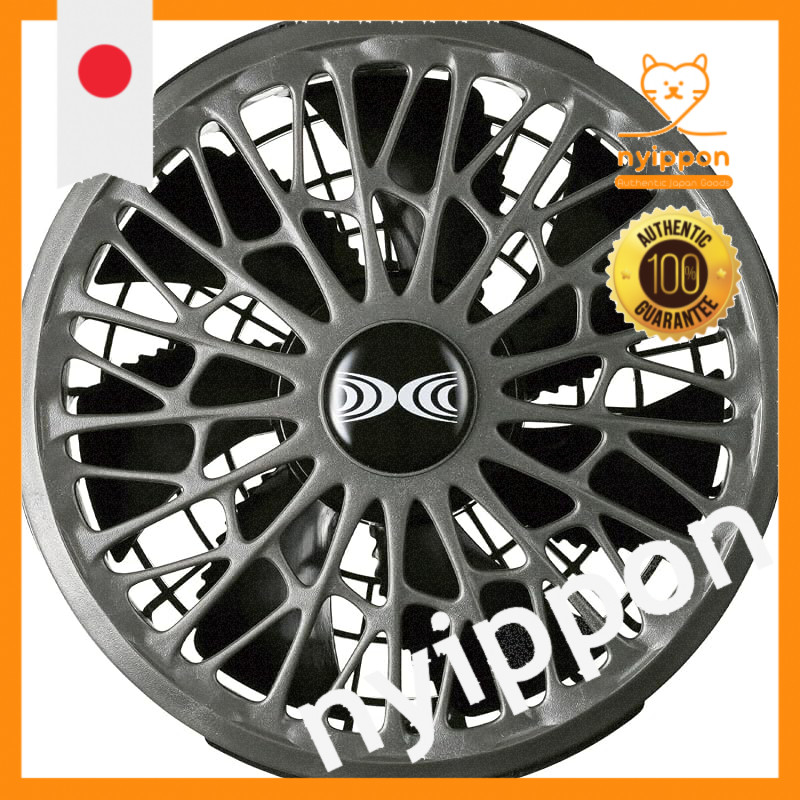 XEBEC Air Conditioning Workwear 14.4V Exclusive One-Touch Fan (2 units) Spring/Summer Charcoal Gray 