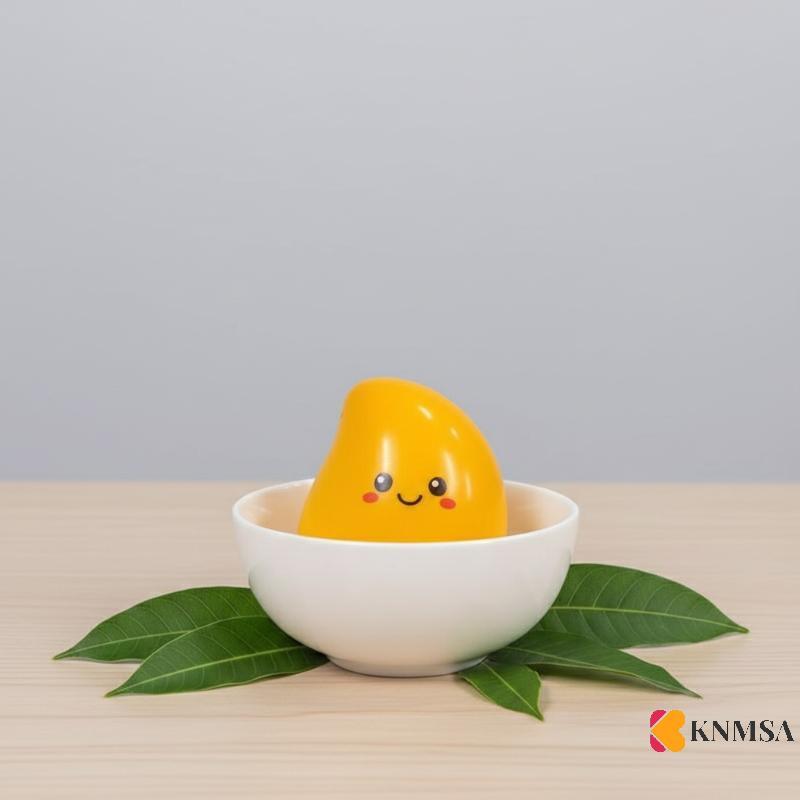 KNMSA] 1 ชิ้น Color-Changing Lemon Fidget Ball Handmade Mango Stress Ball ของเล่นบีบ ASMR Sensory คว