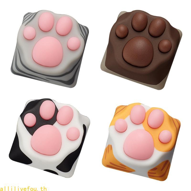 LIVE Mechanical Keyboard Kitty สําหรับหมวกกุญแจการ์ตูนสําหรับแมว Keyc