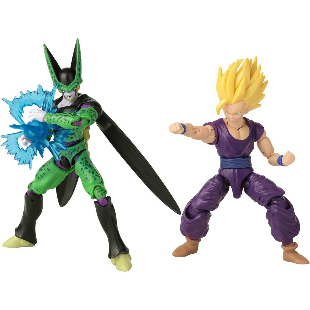 DRAGON Stars Series - DRAGON Ball SUPER - SUPER Saiyan 2 Gohan vs. ชุดแอ็คชั่นฟิกเกอร์ Cell Battle P