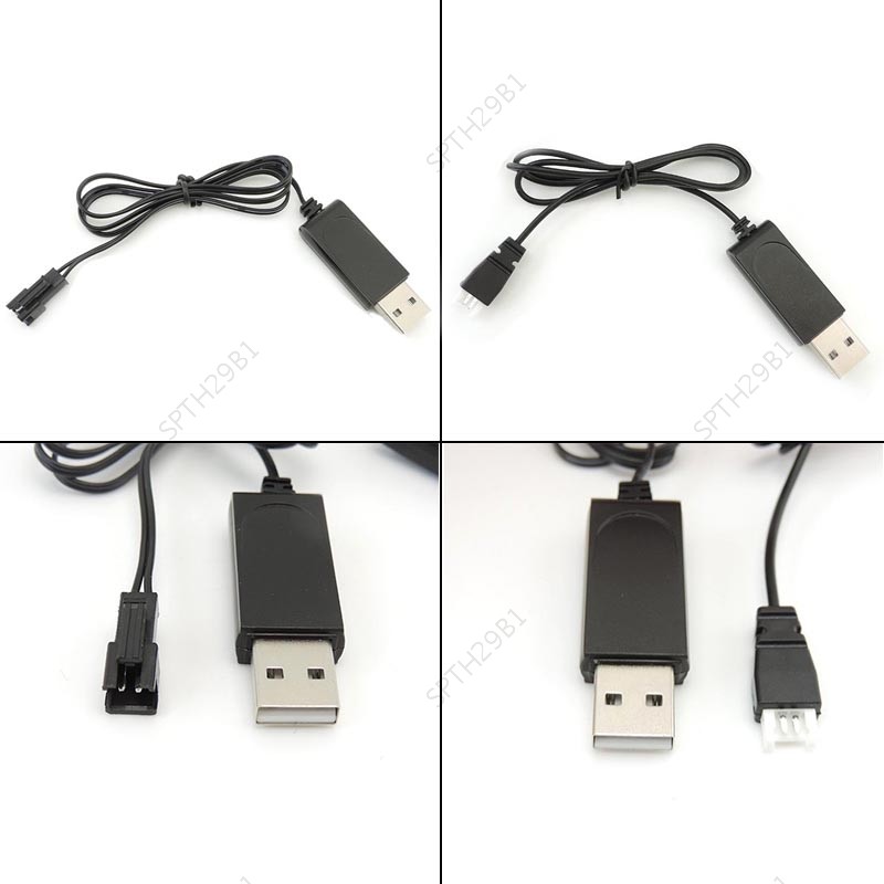 3.7V ปิดเครื่องอัตโนมัติแบตเตอรี่สําหรับ H37 H31 H8 3.7v mini drone แบตเตอรี่ปลั๊ก USB Charger TH29B