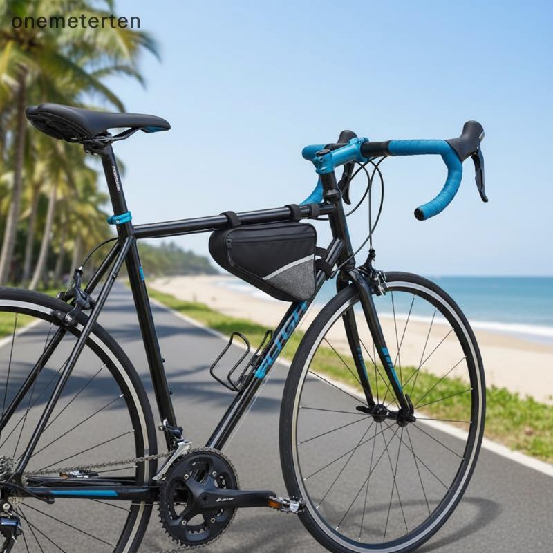 Rten Mountain Road Bike สามเหลี่ยมกระเป๋า 1L กรอบกันน้ําสําหรับด้านหน้า Tubemuting และ Touring Essen