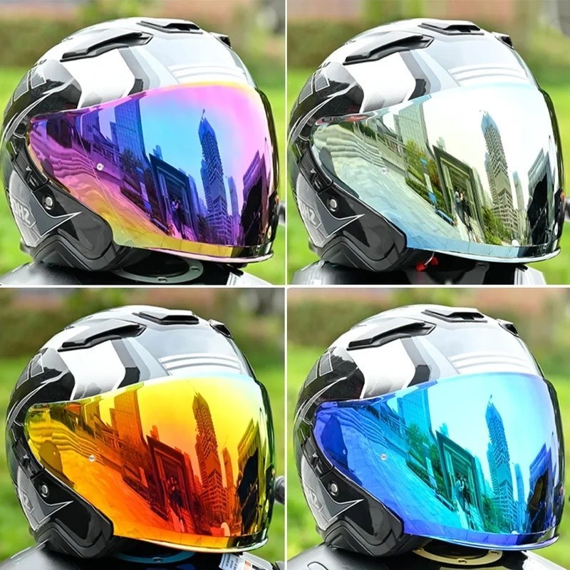 สําหรับ SHOEI J-CRUISE 1-3 J-FORCE4 ชิ้นส่วนหมวกกันน็อคหมวกกันน็อคหมวกกันน็อครถจักรยานยนต์ Visor เลน