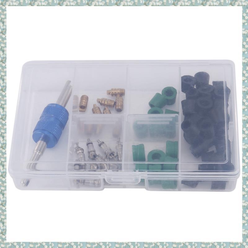 [h5bl3j6wj.ph] 71 ชิ้น A/C เครื่องปรับอากาศวาล์ว Core R12 R134A เครื่องทําความเย็นวาล์ว Core R12 / R