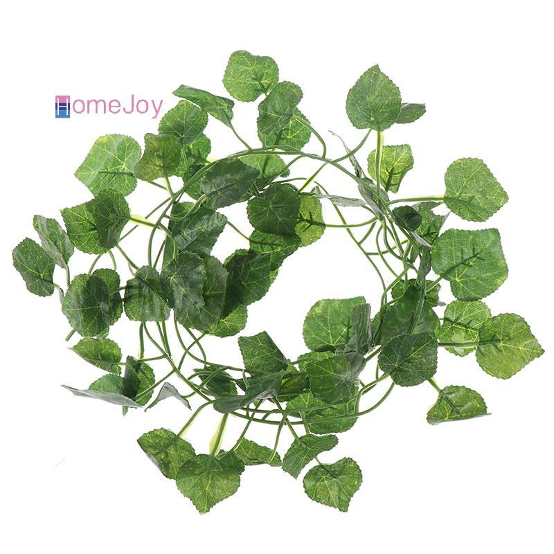 [HomeJoy-t] 2.0m Artficial Vine พืชสีเขียว Leaf แขวนตกแต่งหวาย Liana ผนังใบ