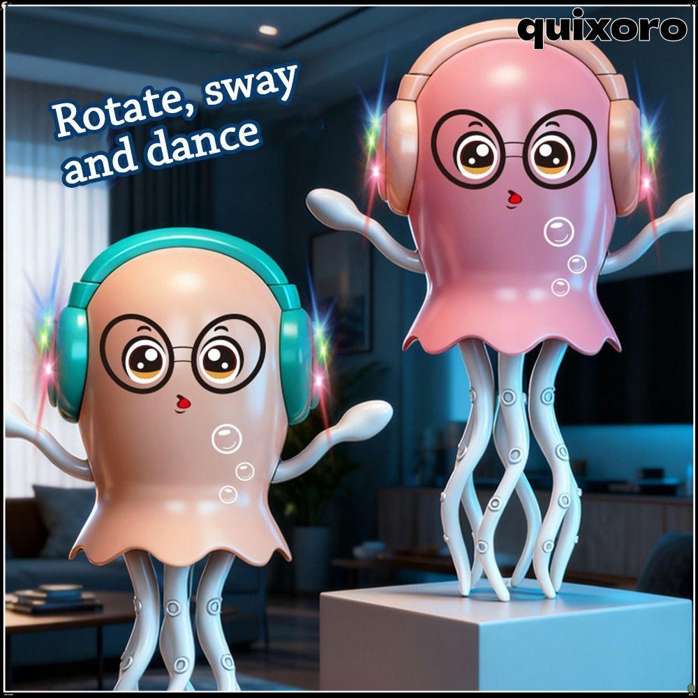 QUIXORO Auto-Dance Octopus ของเล่น, Magic Inertia เซ็นเซอร์อุปสรรคอัตโนมัติเต้นรํา Octopus ของเล่นสํ