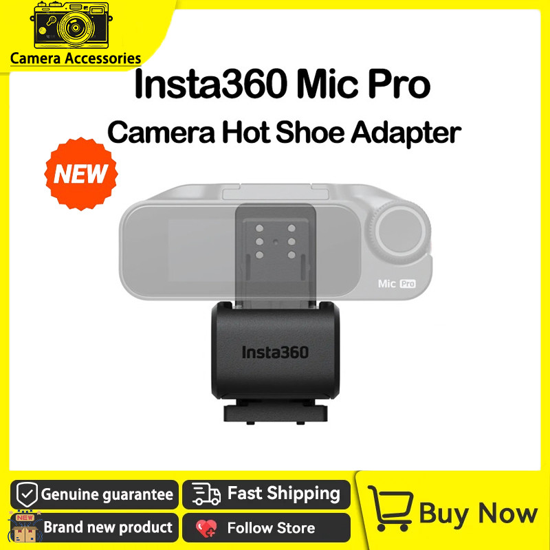 ใหม่Original Insta360 Mic Pro Camera Hot Shoe Adapter สําหรับอินเทอร์เฟซ Sony MI Hot Shoe