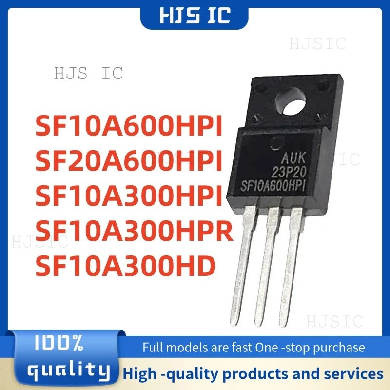 5PCS SF10A600HPI SF20A600HPI SF10A300HPI SF10A300HPR SF10A300HD TO-220F ขายส่ง Field-Effect ทรานซิสเ